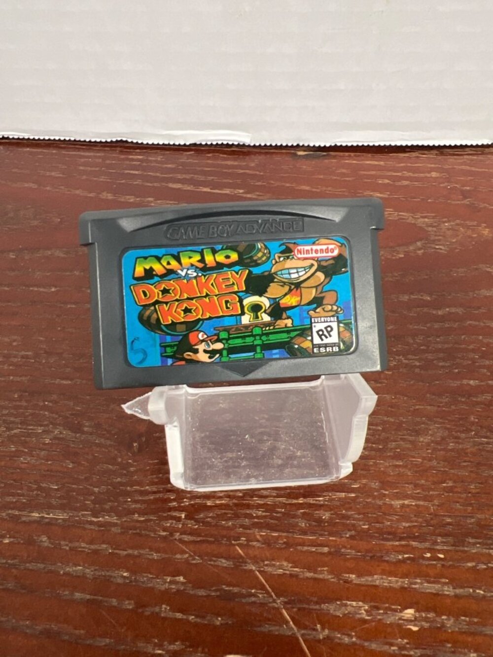 Nintendo Mario Vs Donkey Kong Game Boy Advance Cartridge With Clear Protective C